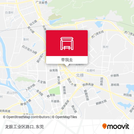 龙眼工业区路口地图