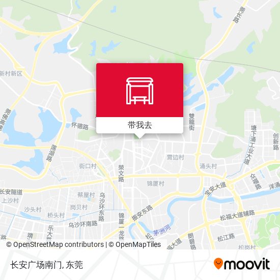 长安广场南门地图