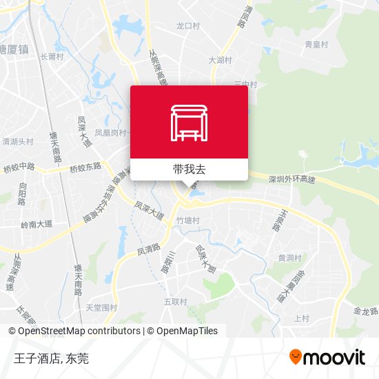 王子酒店地图