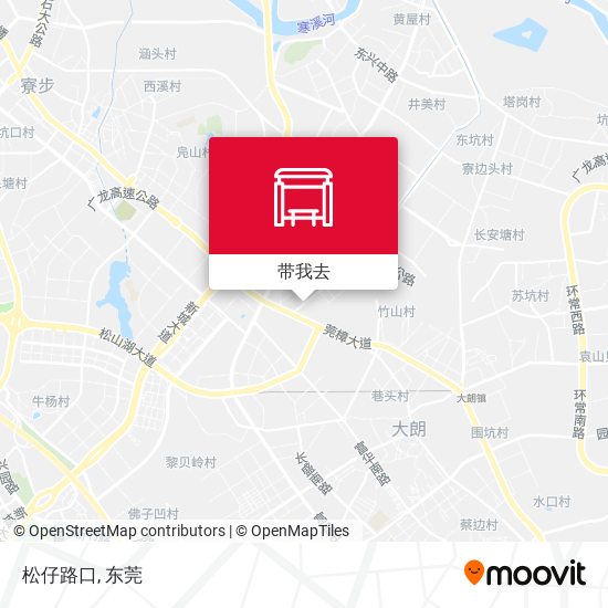松仔路口地图