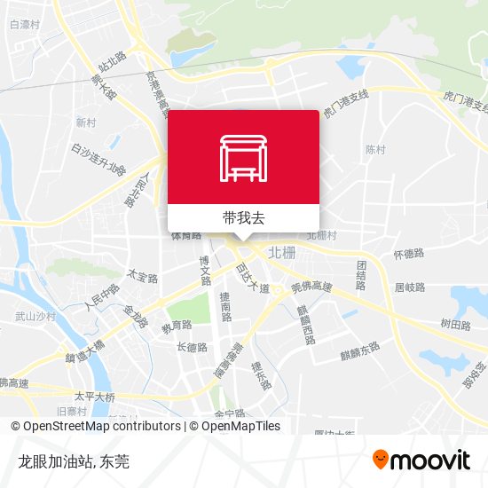 龙眼加油站地图