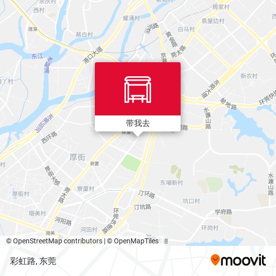 彩虹路地图