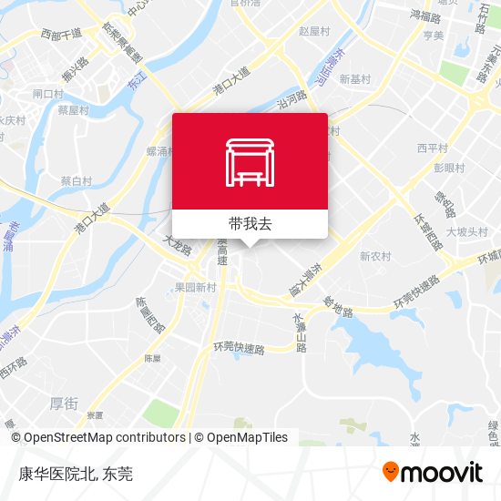 康华医院北地图