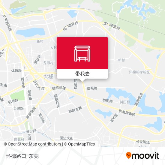 怀德路口地图