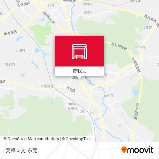 莞樟立交地图