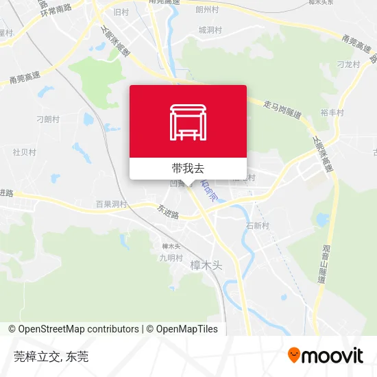 莞樟立交地图