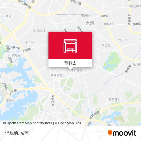 洋坑塘地图