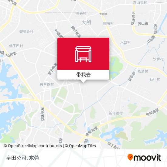 皇田公司地图
