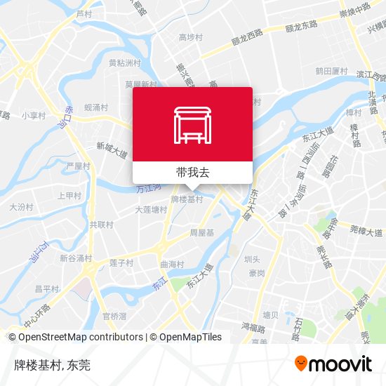 牌楼基村地图