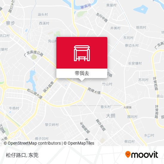 松仔路口地图