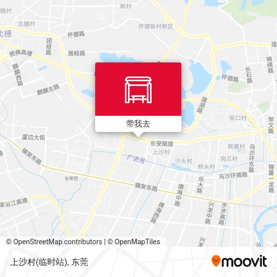 上沙村(临时站)地图