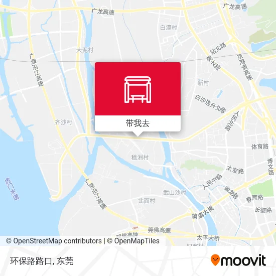 环保路路口地图