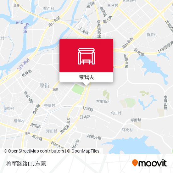 将军路路口地图