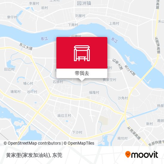 黄家壆(家发加油站)地图