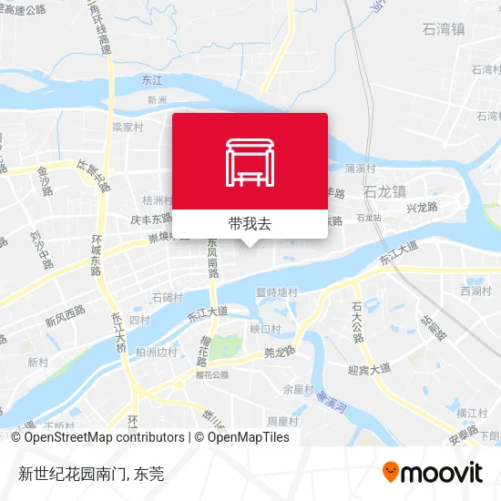 新世纪花园南门地图