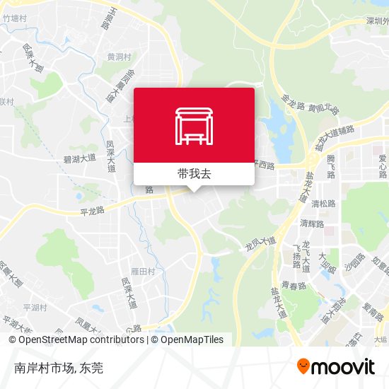 南岸村市场地图