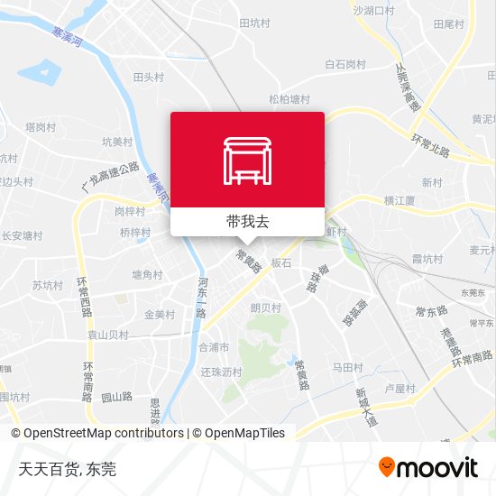 天天百货地图