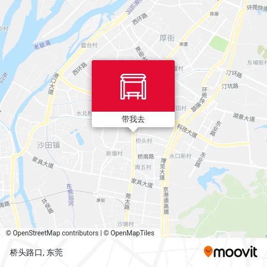 桥头路口地图