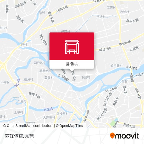 丽江酒店地图