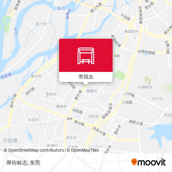 厚街标志地图
