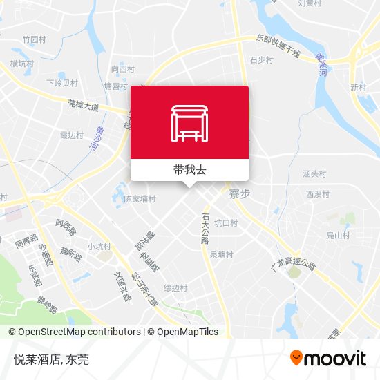 悦莱酒店地图