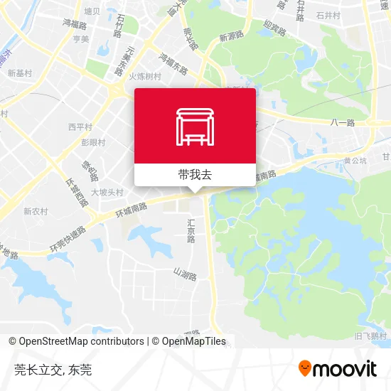 莞长立交地图