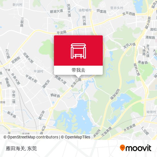 雁田海关地图