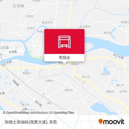 加德士加油站(燕窝大道)地图