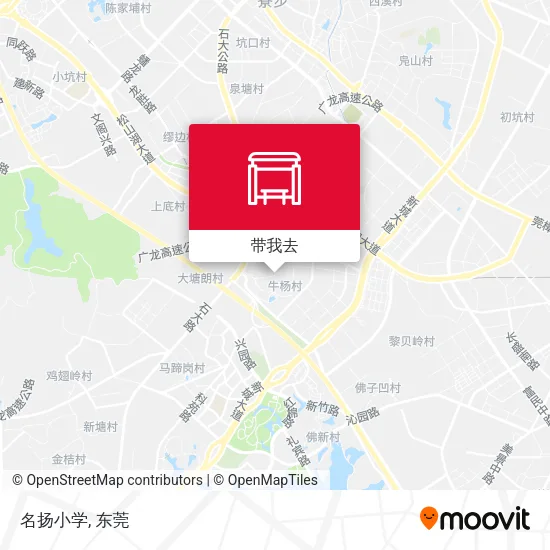名扬小学地图