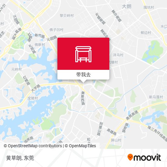 黄草朗地图