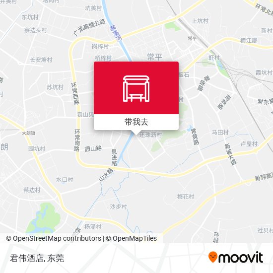 君伟酒店地图