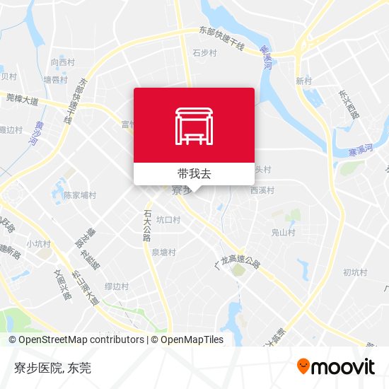 寮步医院地图