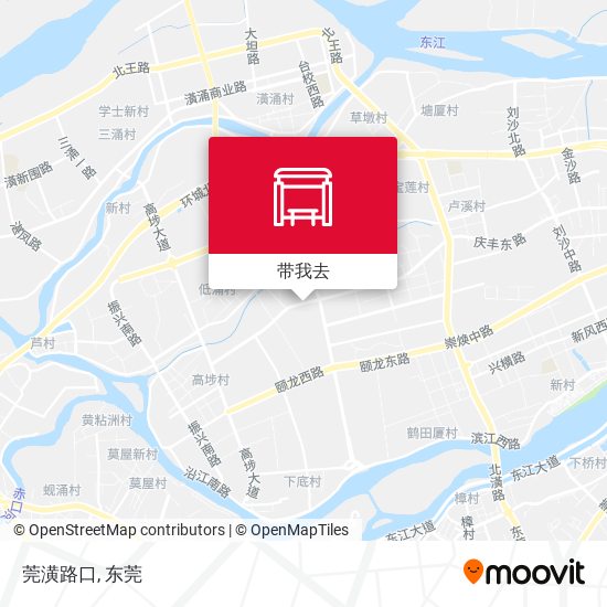 莞潢路口地图