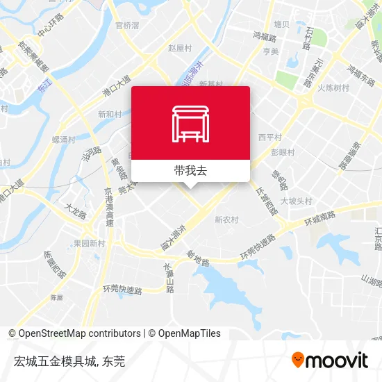 宏城五金模具城地图