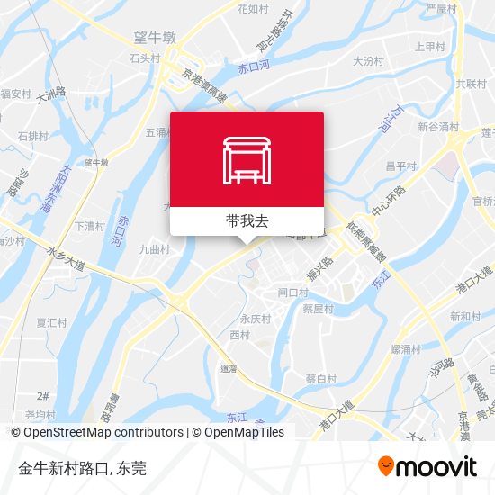 金牛新村路口地图