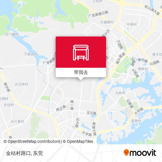 金桔村路口地图