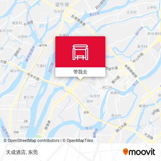 天成酒店地图