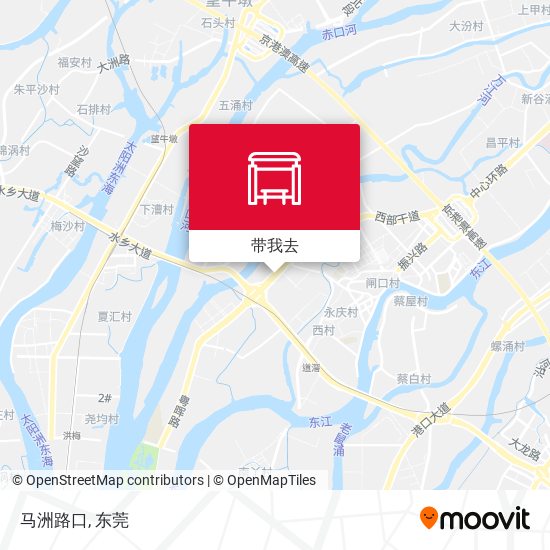 马洲路口地图
