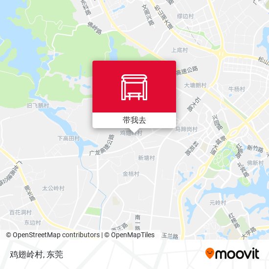 鸡翅岭村地图