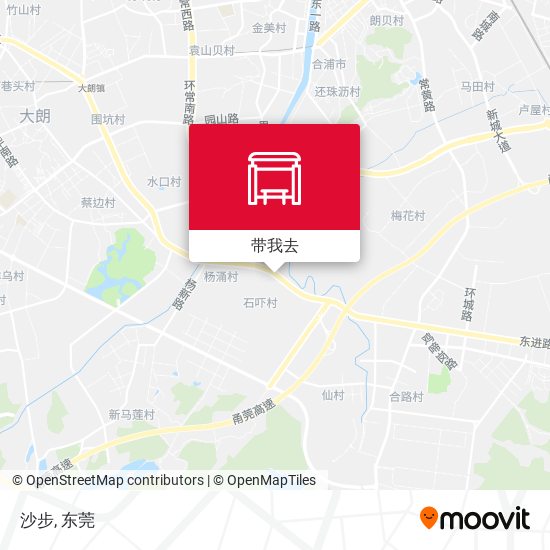沙步地图