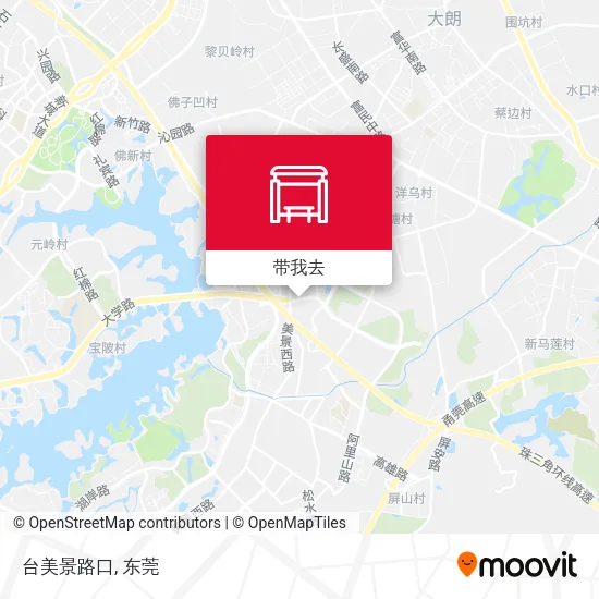 台美景路口地图
