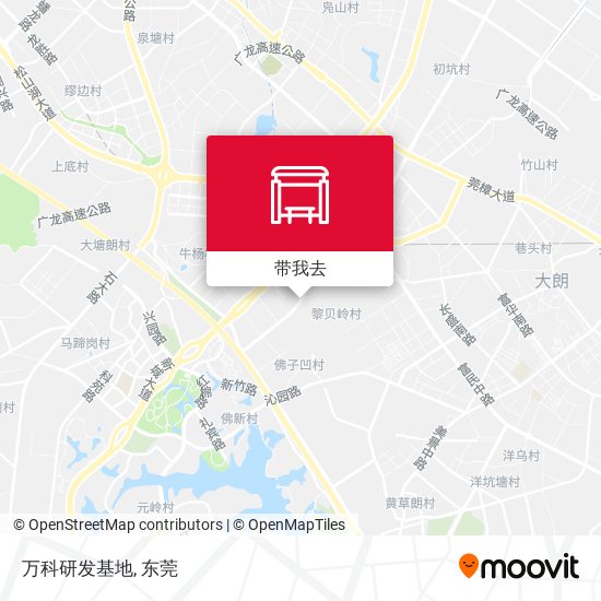 万科研发基地地图