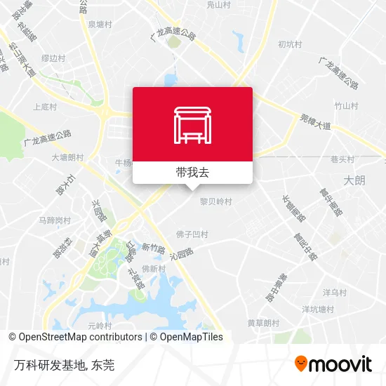 万科研发基地地图