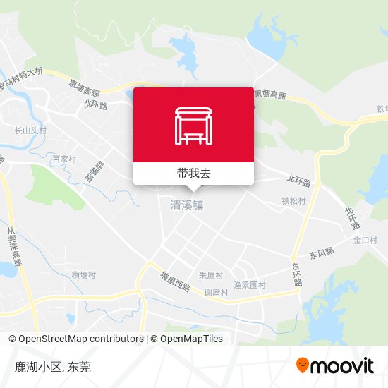 鹿湖小区地图