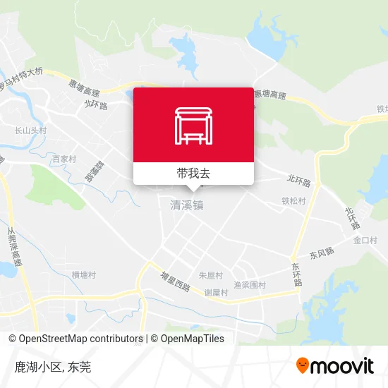 鹿湖小区地图
