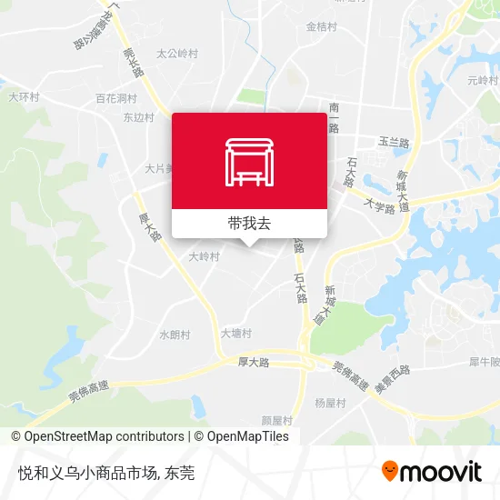 悦和义乌小商品市场地图