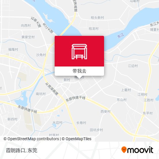 霞朗路口地图