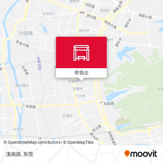 溪南路地图