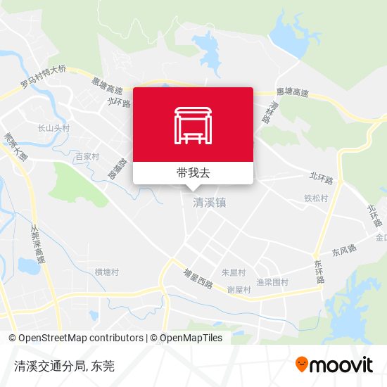 清溪交通分局地图