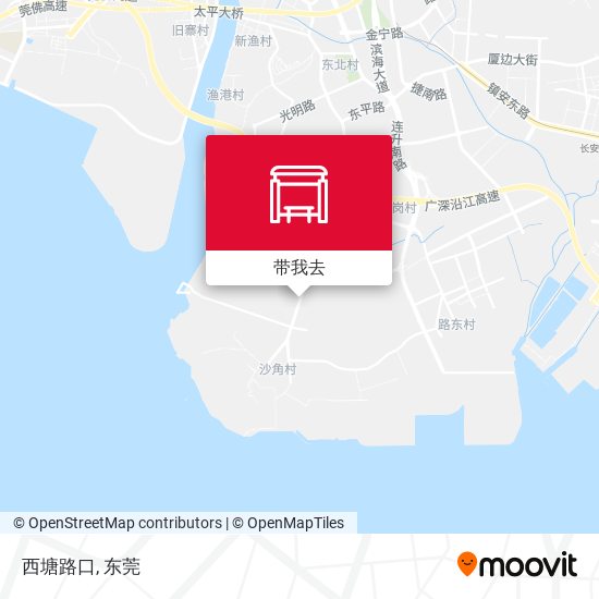 西塘路口地图